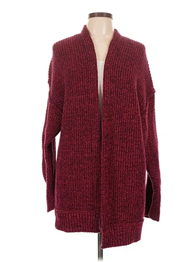 Pre-owned Free People Coat In Burgundy
