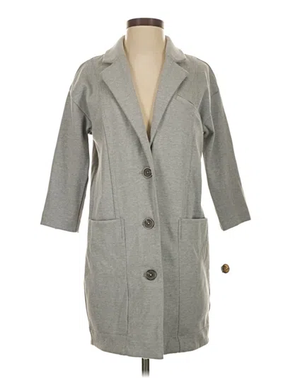 Pre-owned Free People Coat In Gray