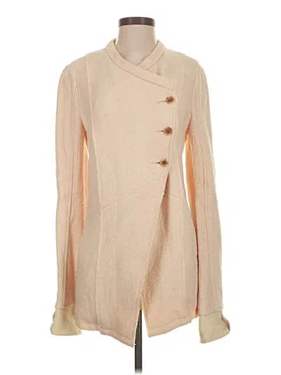 Pre-owned Free People Coat In Ivory