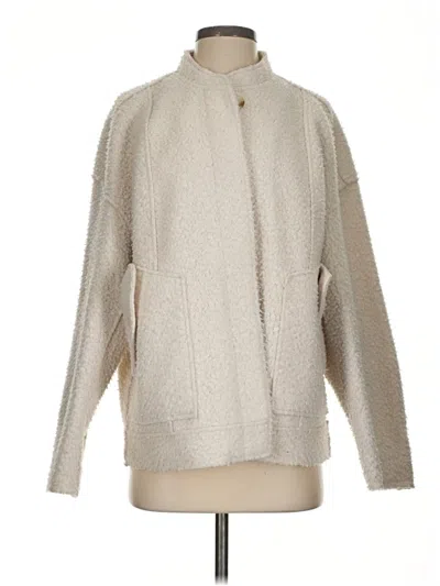 Pre-owned Free People Coat In Ivory