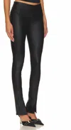 Free People Coated Double Dutch Pull-on Pants In Ethereal Black In Multi