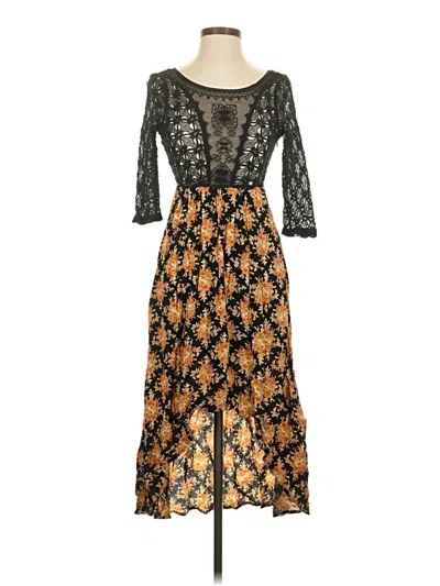 Pre-owned Free People Cocktail Dress In Black