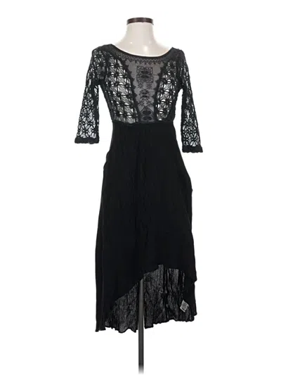 Pre-owned Free People Cocktail Dress In Black