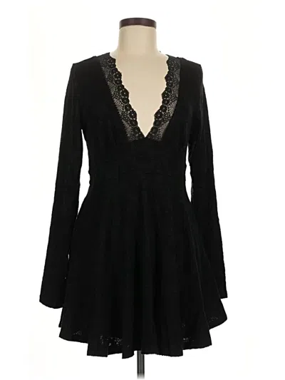 Pre-owned Free People Cocktail Dress In Black