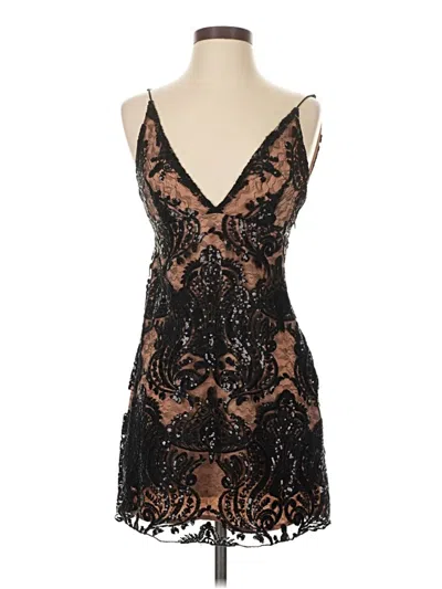 Pre-owned Free People Cocktail Dress In Black