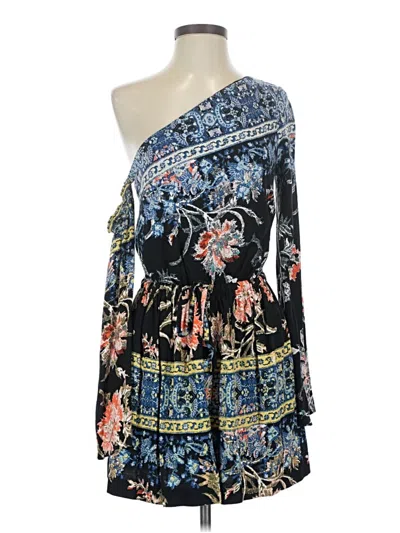 Pre-owned Free People Cocktail Dress In Blue