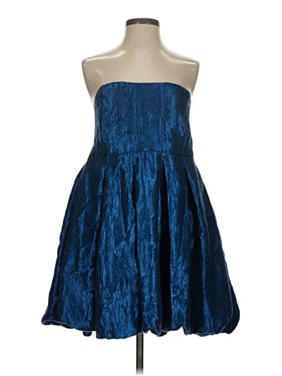 Pre-owned Free People Cocktail Dress In Blue