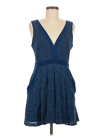 Pre-owned Free People Cocktail Dress In Blue