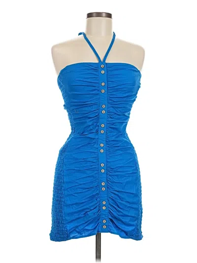 Pre-owned Free People Cocktail Dress In Blue