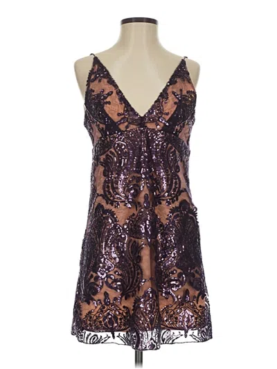 Pre-owned Free People Cocktail Dress In Brown