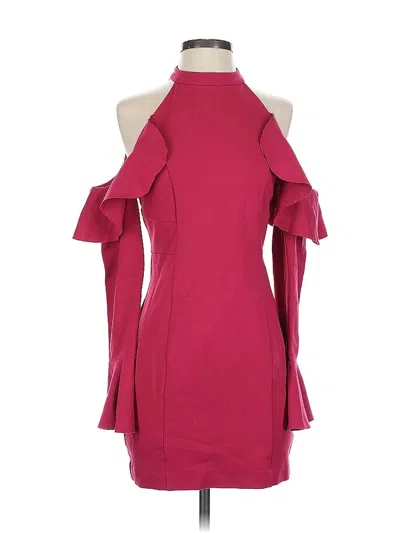 Pre-owned Free People Cocktail Dress In Burgundy