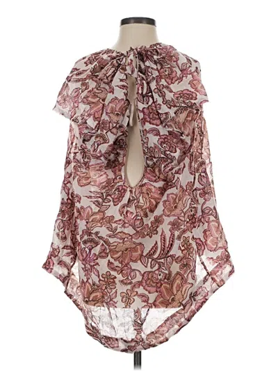 Pre-owned Free People Cocktail Dress In Burgundy