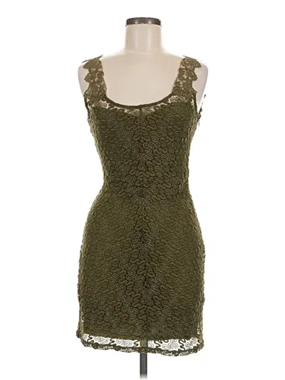 Pre-owned Free People Cocktail Dress In Green