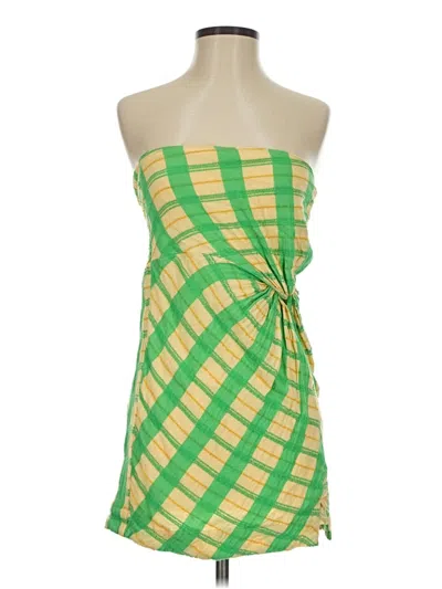 Pre-owned Free People Cocktail Dress In Green