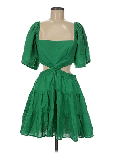 Pre-owned Free People Cocktail Dress In Green