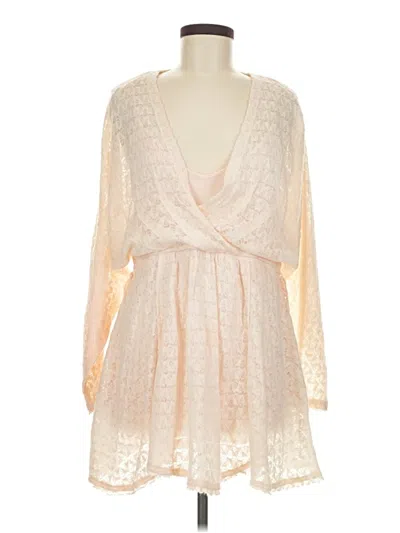 Pre-owned Free People Cocktail Dress In Ivory