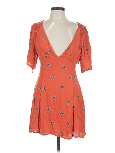 Pre-owned Free People Cocktail Dress In Orange