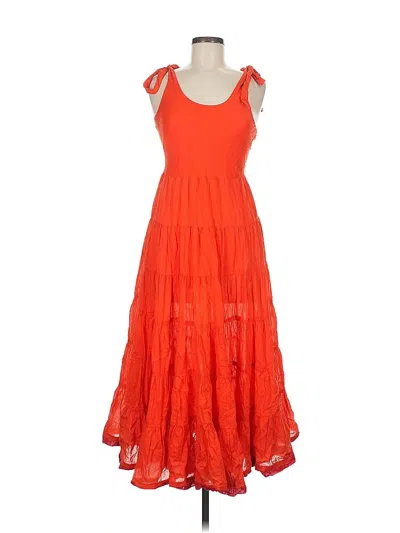 Pre-owned Free People Cocktail Dress In Orange