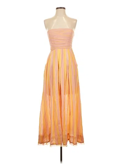 Pre-owned Free People Cocktail Dress In Orange