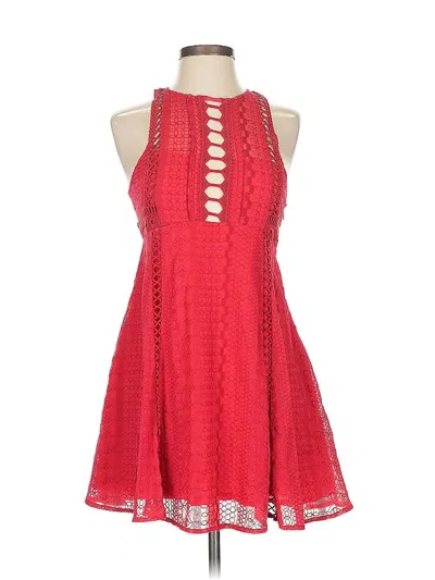 Pre-owned Free People Cocktail Dress In Red