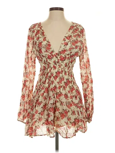 Pre-owned Free People Cocktail Dress In Red