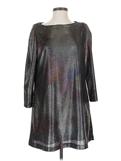 Pre-owned Free People Cocktail Dress In Silver