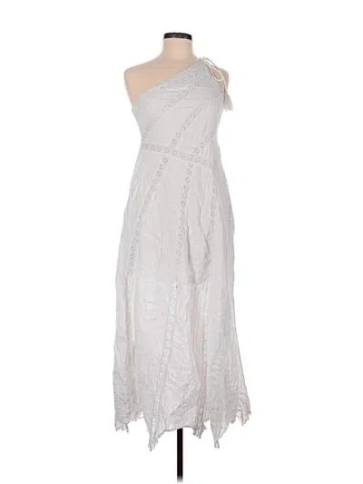 Pre-owned Free People Cocktail Dress In Silver
