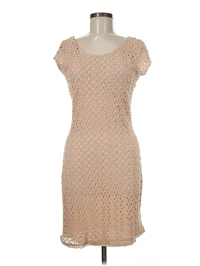 Pre-owned Free People Cocktail Dress In Tan