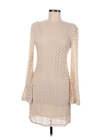 Pre-owned Free People Cocktail Dress In Tan