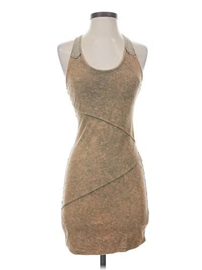 Pre-owned Free People Cocktail Dress In Tan