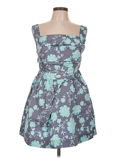 Pre-owned Free People Cocktail Dress In Teal