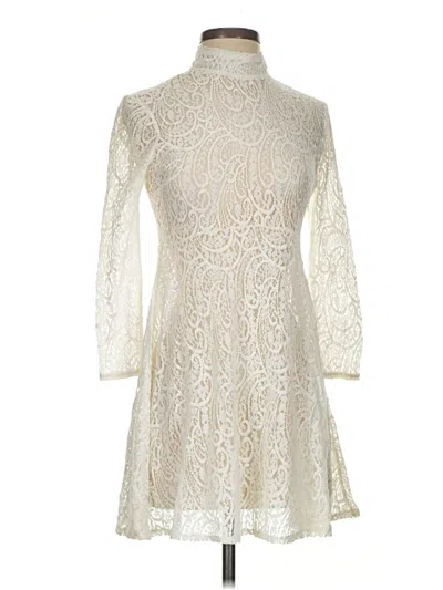 Pre-owned Free People Cocktail Dress In White