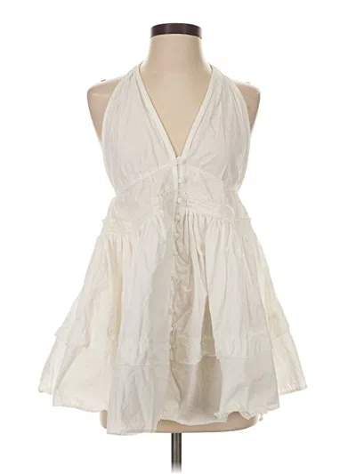 Pre-owned Free People Cocktail Dress In White