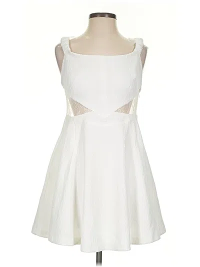 Pre-owned Free People Cocktail Dress In White