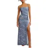 Free People Concrete Jungle Maxi Slipdress In Blue