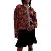 Free People Contrast Trim Button-up Jacket In Bleached Combo