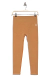 Free People Cool Down Wool Blend Base Layer Leggings In Camel Heather