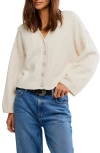 Free People Cool Of The Night Cardigan In Neutral