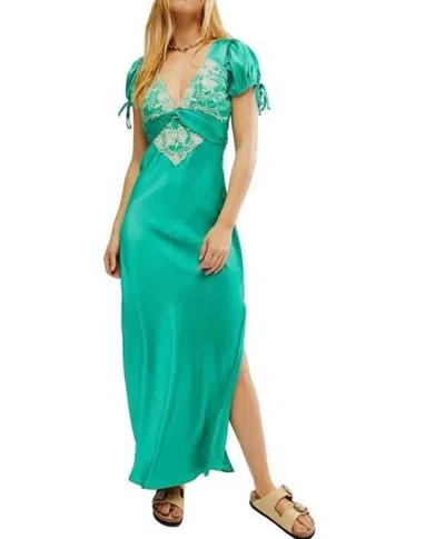 Free People Cooper Midi Dress In Verdis In Multi