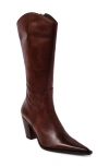 Free People Copenhagen Knee High Boot In Fudgesicle Leather