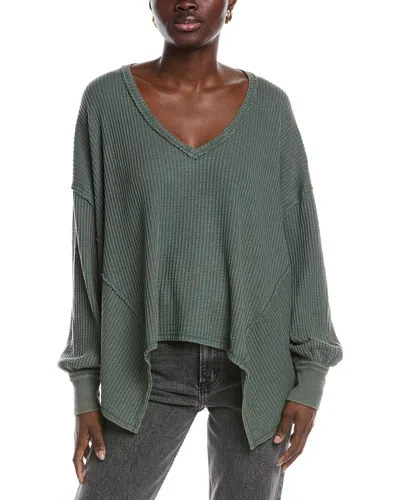 Free People Coraline Thermal Top In Green