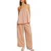 Free People Corfu Tube Top & Wide Leg Pants Set In Tuscany