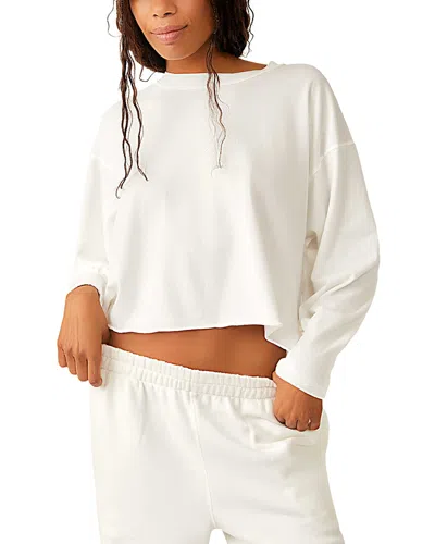 Free People Cotton Inspire Layer Top In White