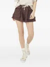 Free People Cotton Shorts In Brown