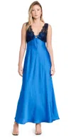 Free People Country Side Maxi Slip Campanula Combo In Campanula Combo