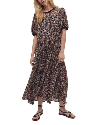 Free People Courtside Crush Floral Print Maxi Dress In Multi