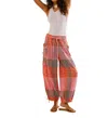 Free People Crafted Plaid Cargo Pants In Multi