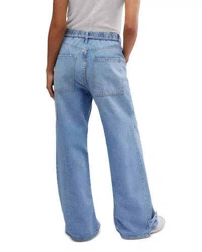 Free People Crvy Outlaw Vintage In Denim In Multi