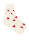 Free People Cupids Bow Sock In White