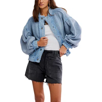 Free People Cute In This Cardigan In Blue
